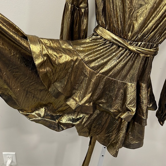 Bronx and Banco Bedouin Metallic Mini Dress - Picture 10 of 11